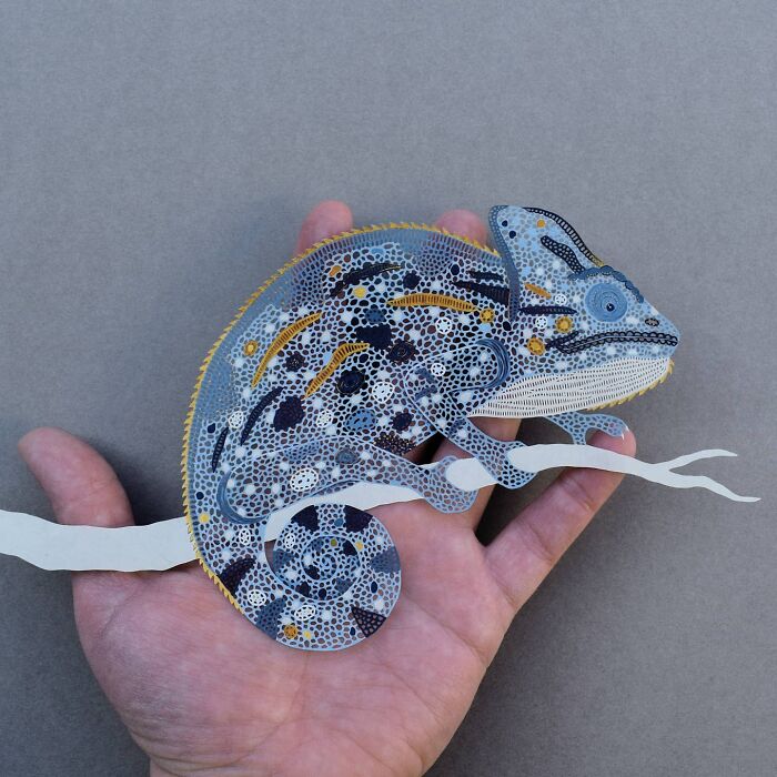 Paper Artworks by Pippa Dyrlaga That Transform Flora and Fauna