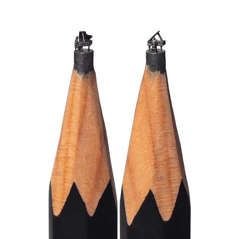 Pencil Tip Sculptures by Salavat Fidai That Redefine Miniature Art
