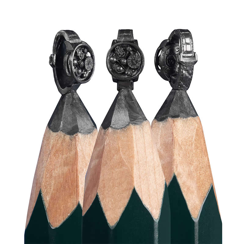 Pencil Tip Sculptures by Salavat Fidai That Redefine Miniature Art