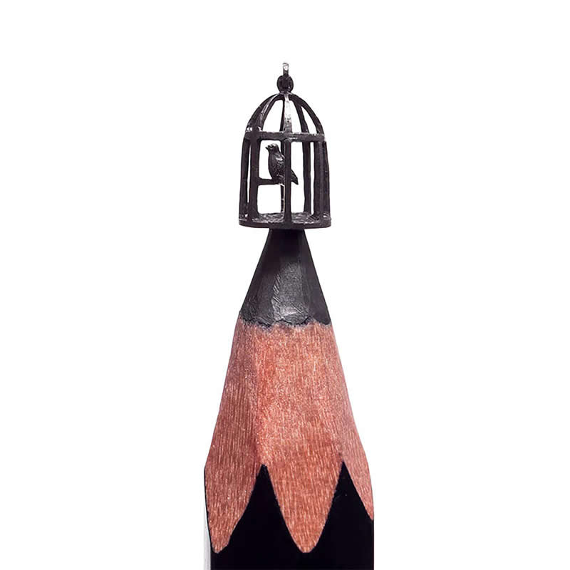 Pencil Tip Sculptures by Salavat Fidai That Redefine Miniature Art