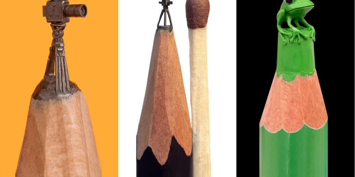 Pencil Tip Sculptures by Salavat Fidai That Redefine Miniature Art