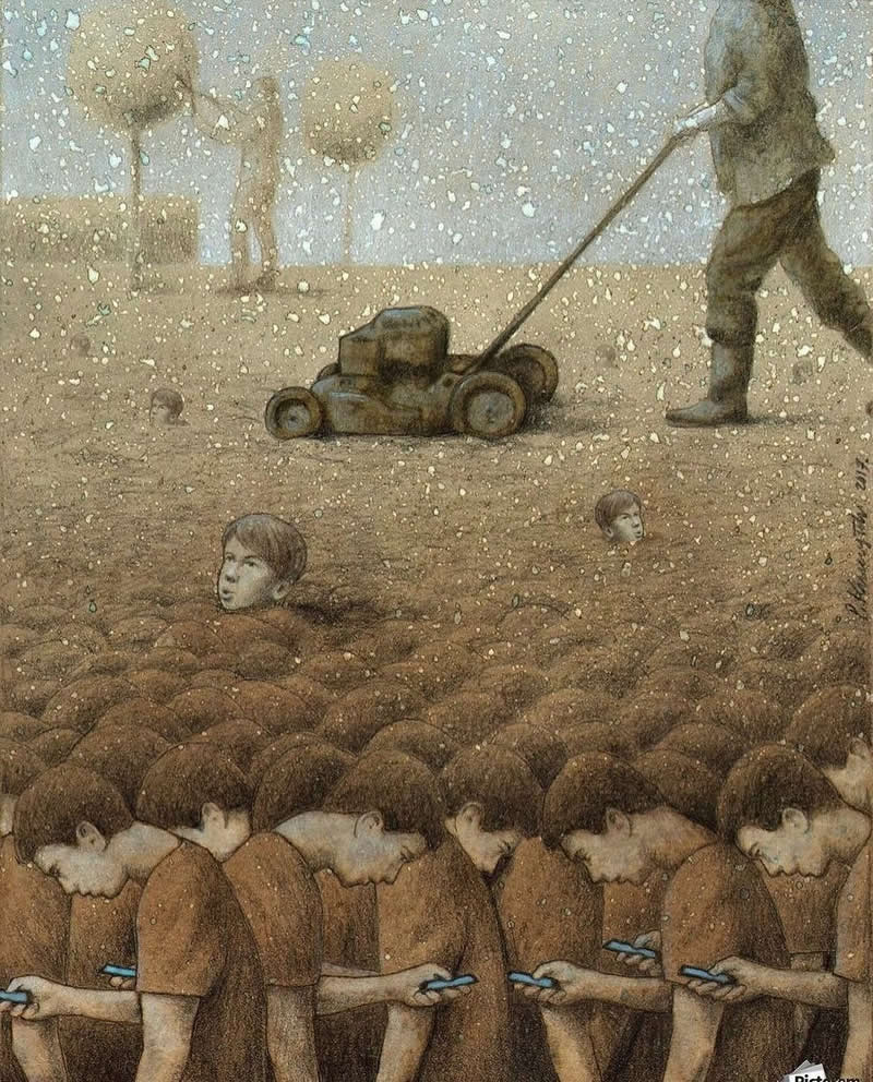 Satirical Illustrations by Pawel Kuczynski