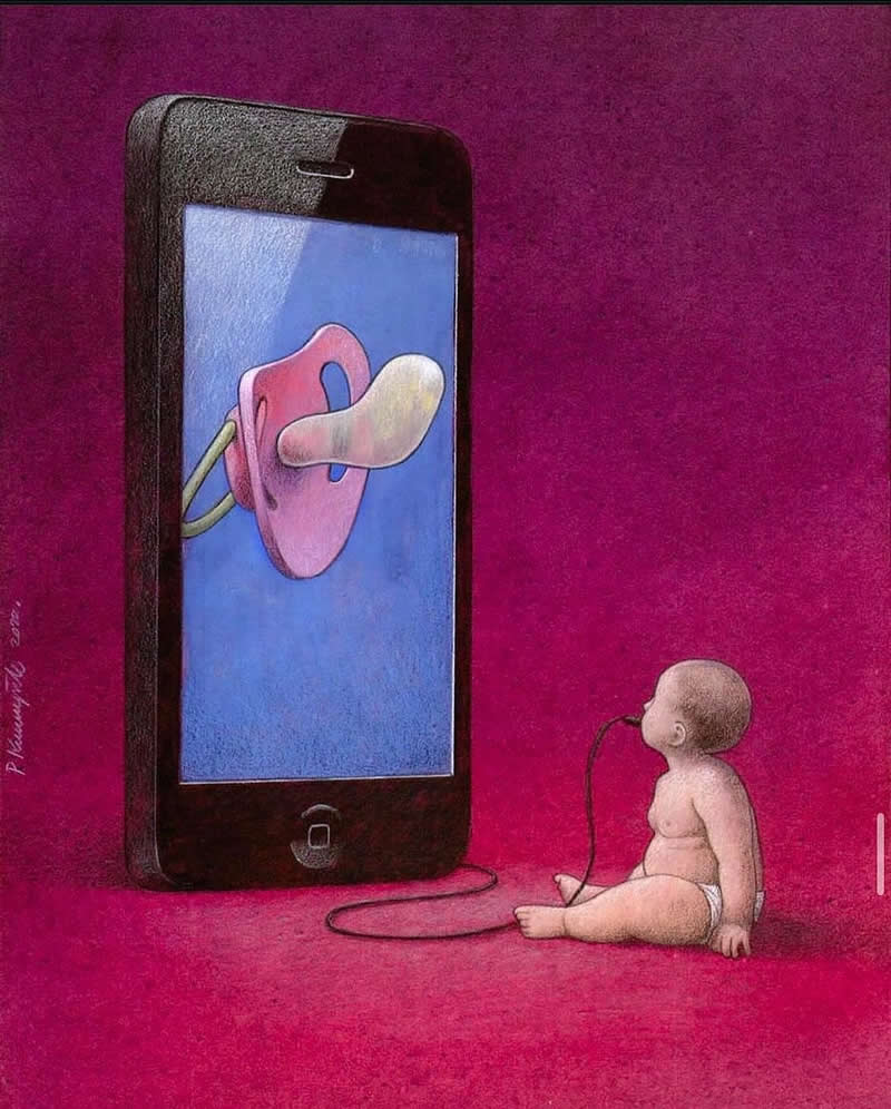 Satirical Illustrations by Pawel Kuczynski
