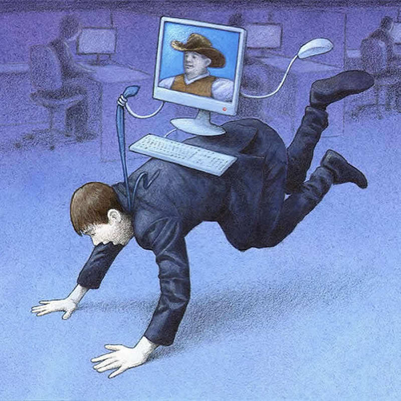Satirical Illustrations by Pawel Kuczynski