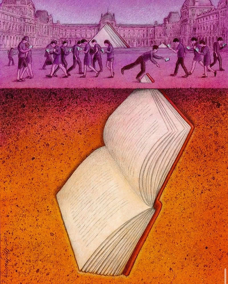 Satirical Illustrations by Pawel Kuczynski