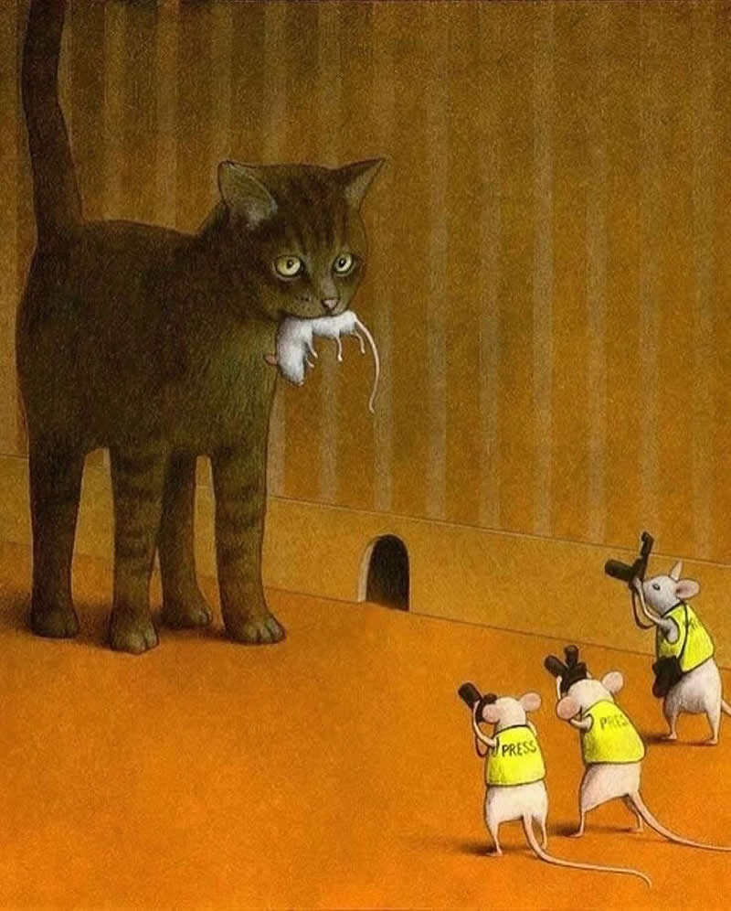 Satirical Illustrations by Pawel Kuczynski