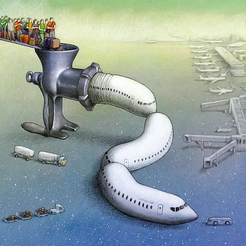 Satirical Illustrations by Pawel Kuczynski