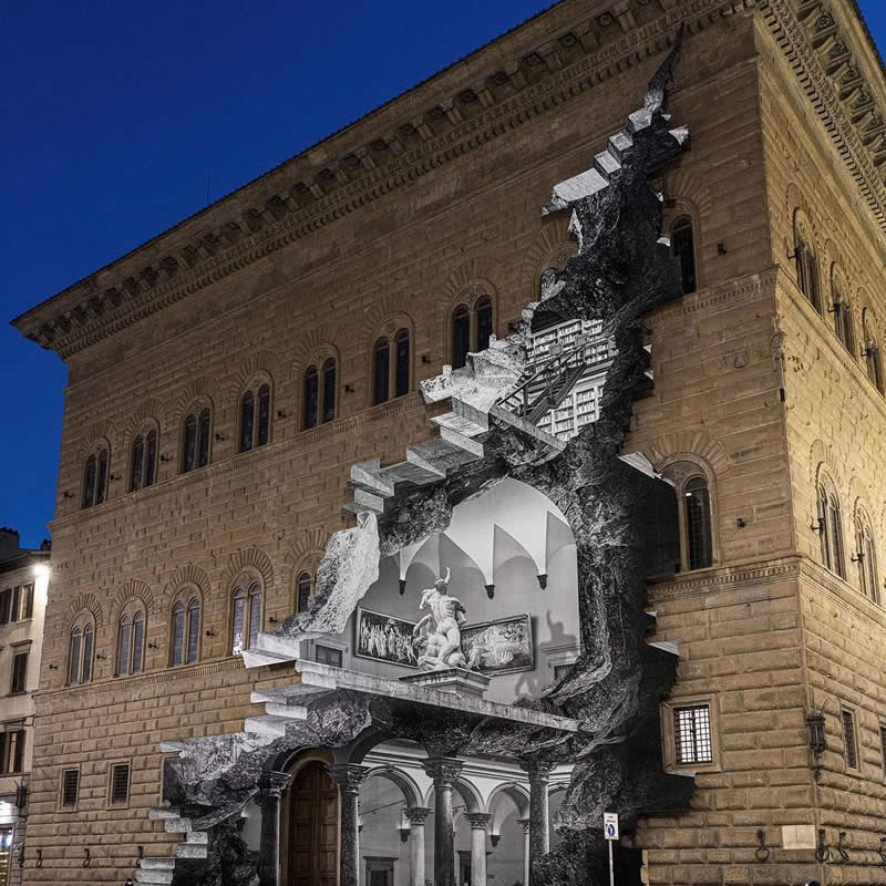 Wall in Firenze, Italy - Incredible Street Murals Around the World