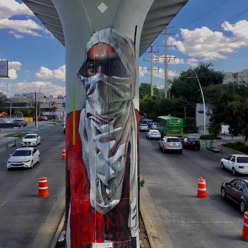 Wall in Jalisco, Mexico - Incredible Street Murals Around the World
