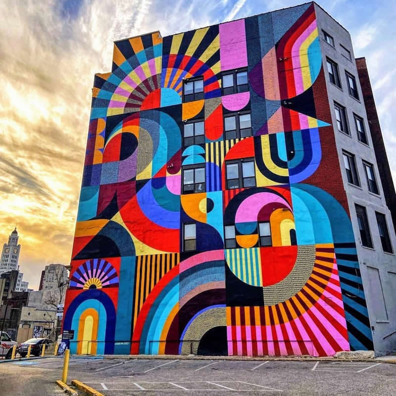 Wall in Philadelphia, USA - Incredible Street Murals Around the World