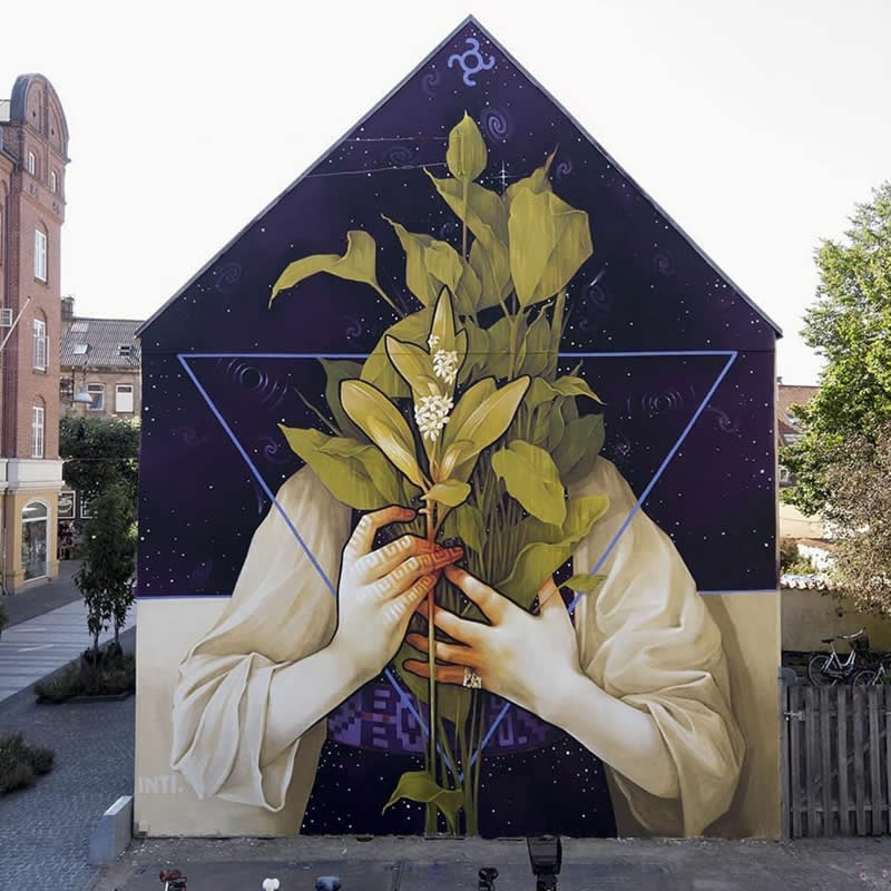 Wall in Aalborg, Denmark - Incredible Street Murals Around the World