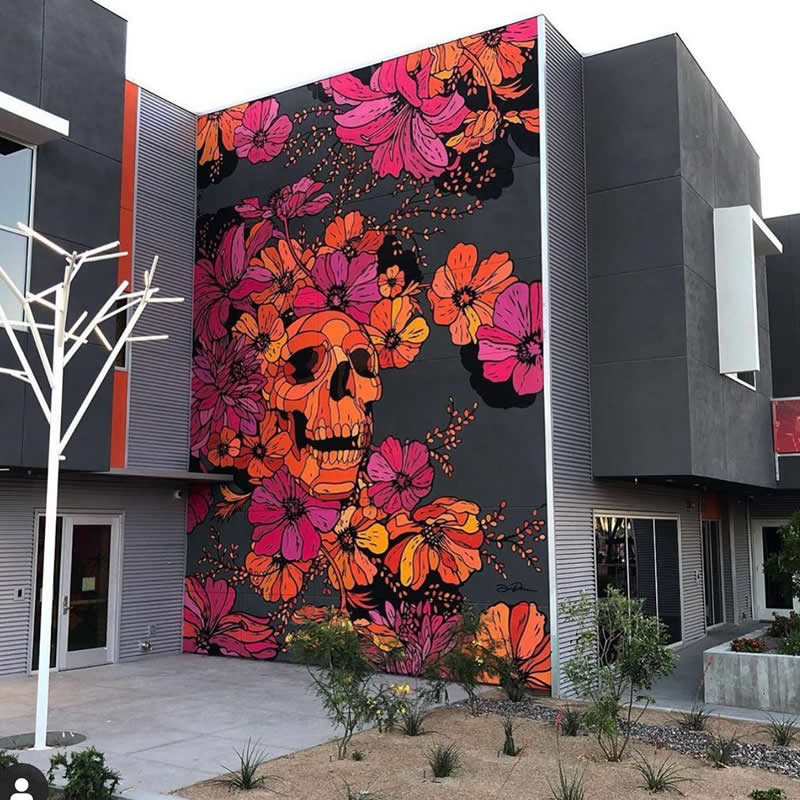 Wall in Las Vegas, Nevada, USA - Incredible Street Murals Around the World