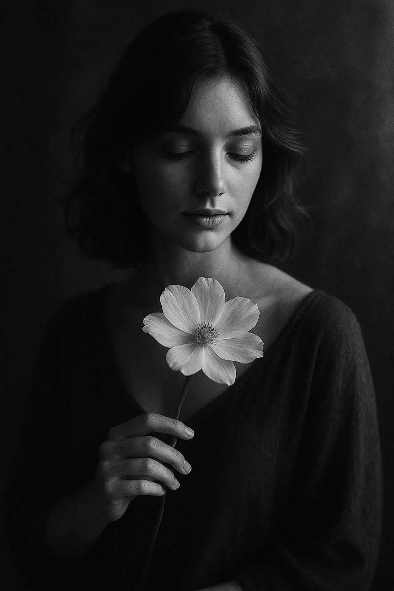 ChatGPT AI Prompts to Create High-Contrast Black and White Portraits