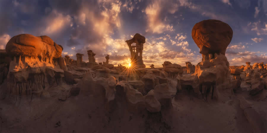 Third Place Amateur Nature / Landscape: "Alien Throne" by Julio Castro Pardo - 2025 Epson International Pano Awards Winners