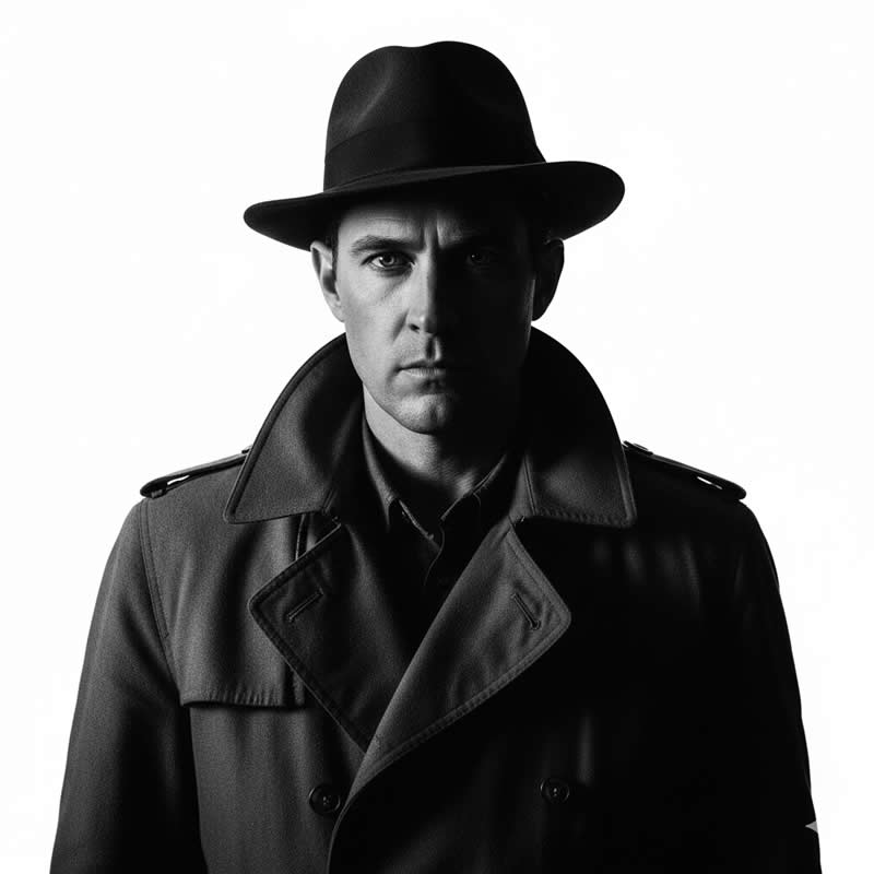 The Split-Light Stare - Gemini AI Prompts for High-Contrast Cinematic Portraits