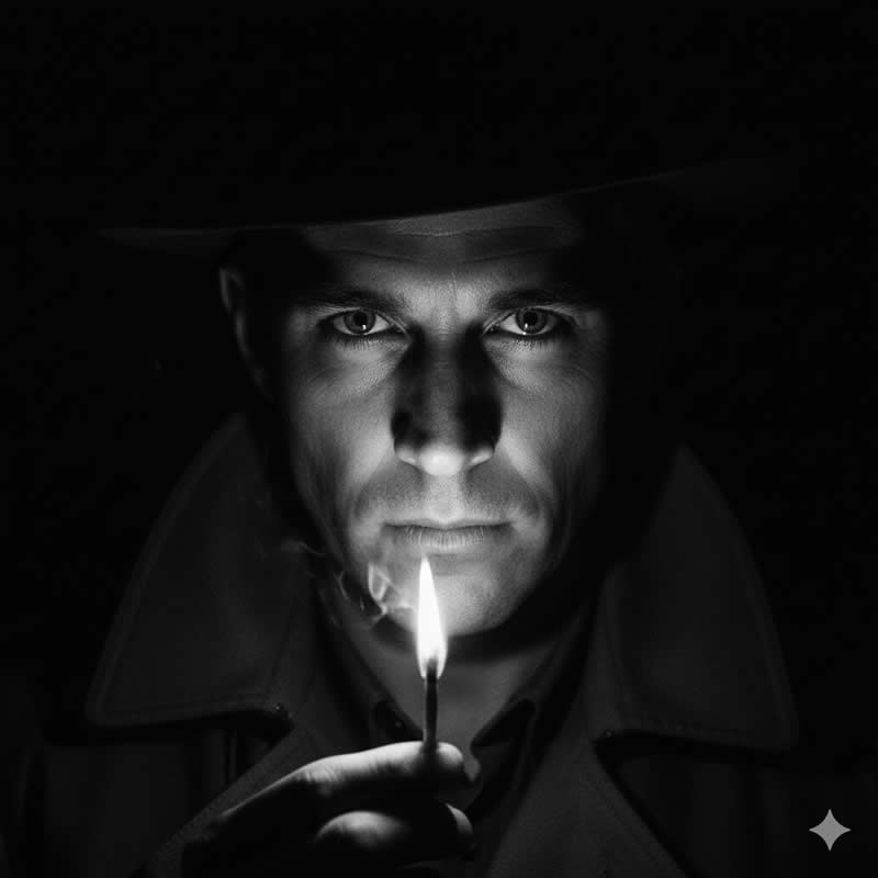 The Moth Effect - Gemini AI Prompts for High-Contrast Cinematic Portraits