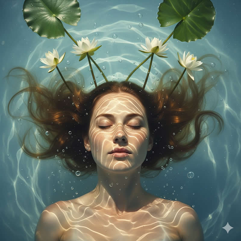 An ethereal, fine art portrait of a woman - Gemini AI Prompts to Craft Natural Light Fine Art Portraits