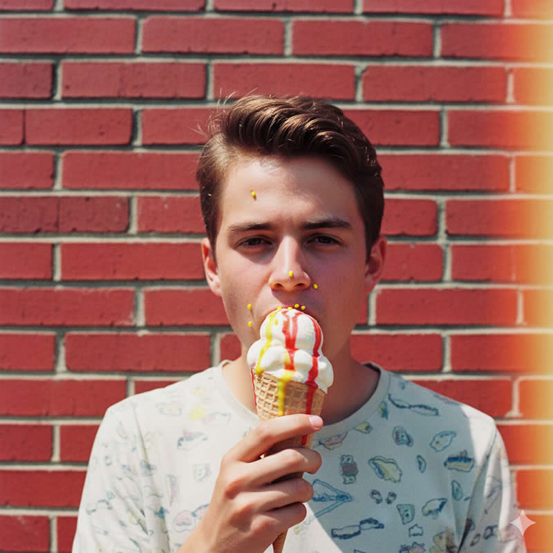 Vivid Summer Pop - Gemini AI Prompts for Kodachrome Look Portraits