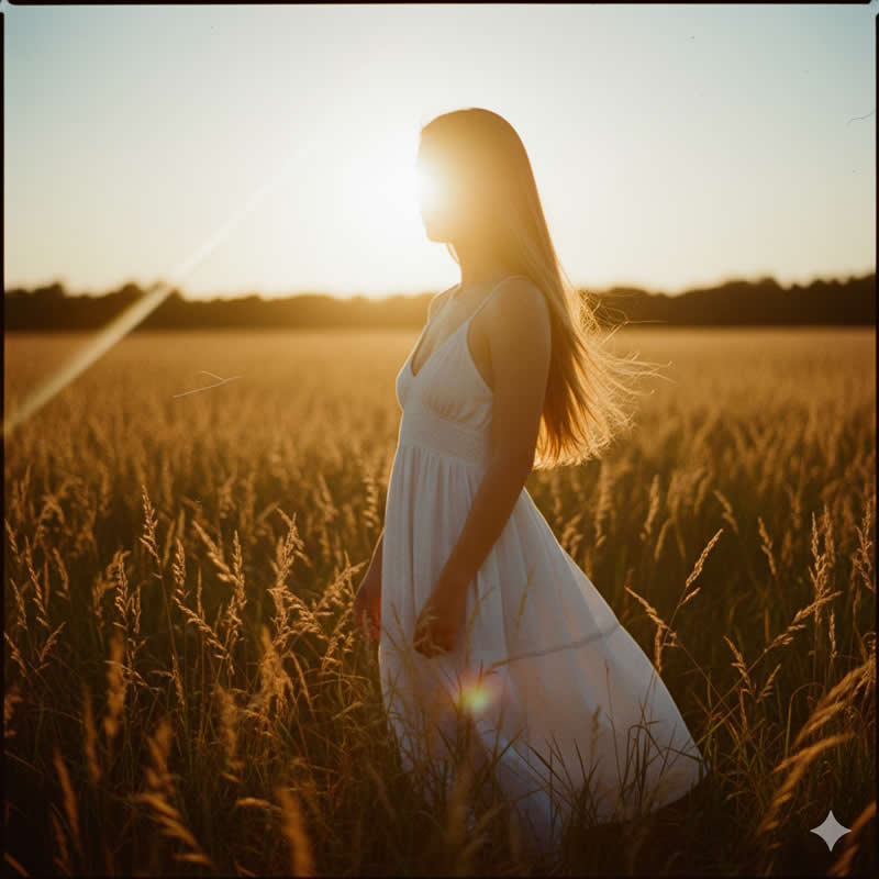 Golden Hour Haze - Gemini AI Prompts for Kodachrome Look Portraits