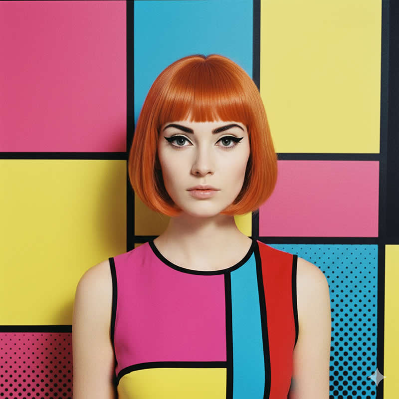 The '60s Mod Look - Gemini AI Prompts for Kodachrome Look Portraits