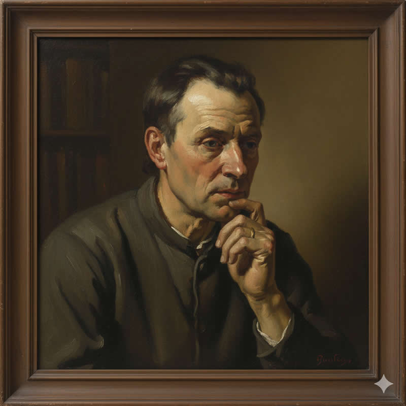 The Contemplative Figure - Gemini AI Prompts to Generate Portraits with a Rembrandt-Style Look