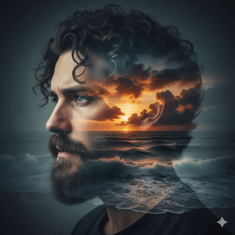 Google Gemini AI Prompts to Create Double-Exposure Portraits