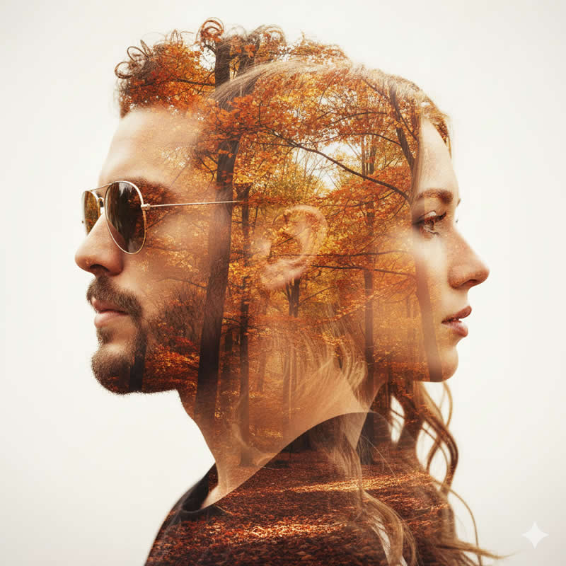 Google Gemini AI Prompts to Create Double-Exposure Portraits