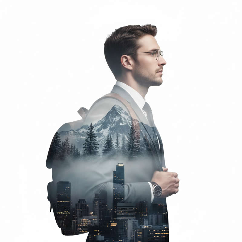 Google Gemini AI Prompts to Create Double-Exposure Portraits