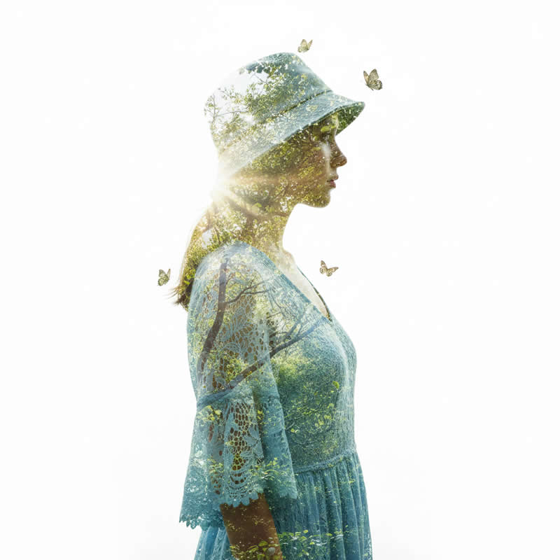 Google Gemini AI Prompts to Create Double-Exposure Portraits