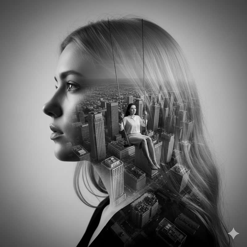 Google Gemini AI Prompts to Create Double-Exposure Portraits