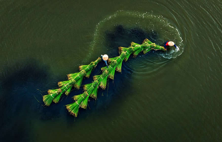 River Dragon by Giang Le - People From A Drone 35 Photography Awards Winners