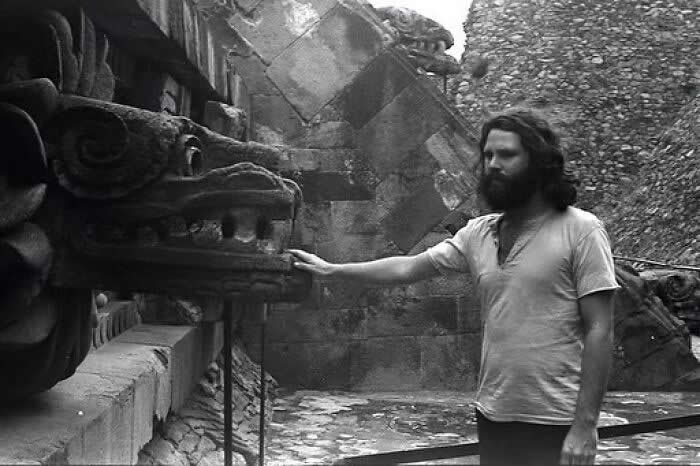 Jim Morrison In Teotihuacán, Mexico, 1969 - Rare and Weird History Photos