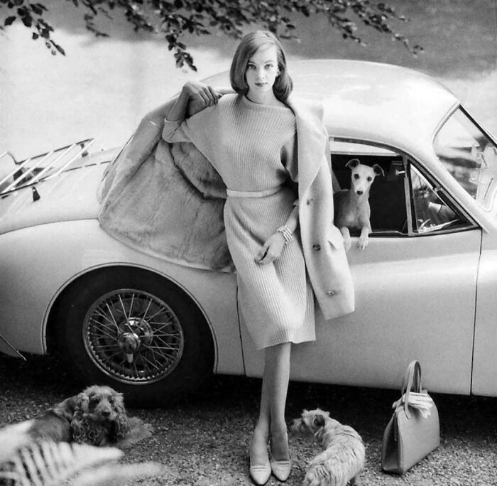 Uma Thurman’s Mother Nena Von Schleebrügge Posing For Vogue Magazine In 1958 - Rare Historical Photos Stories Behind the Past
