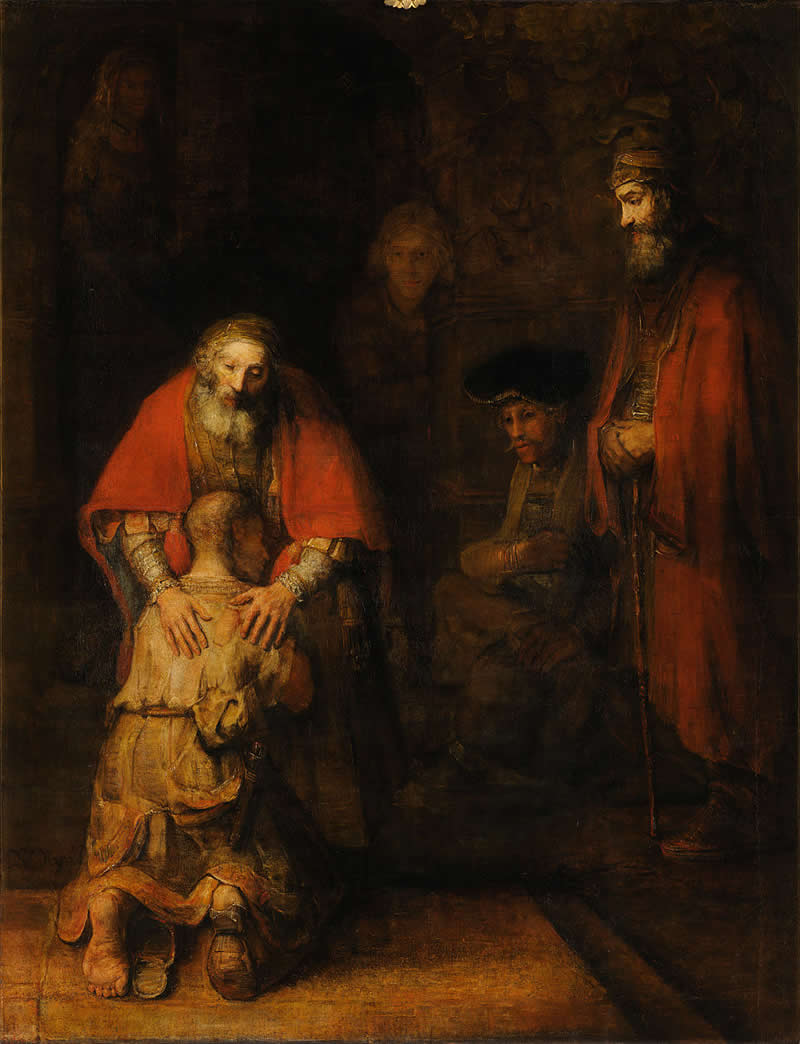 The Return of the Prodigal Son (1669) - Famous Rembrandt Paintings