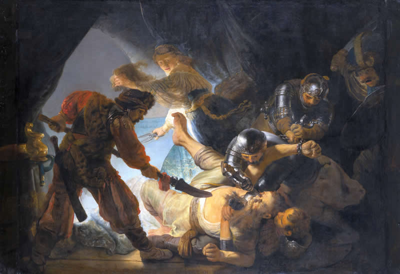 The Blinding of Samson (1636) - Famous Rembrandt Paintings
