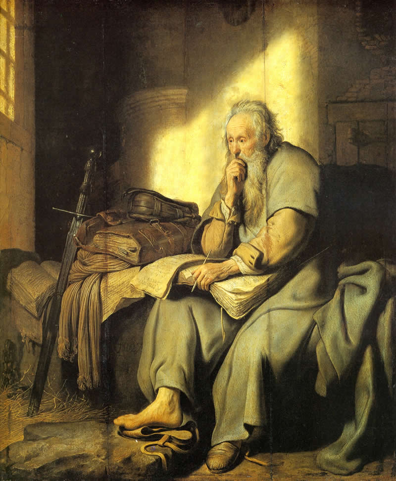 The Apostle Paul (1661) - Famous Rembrandt Paintings