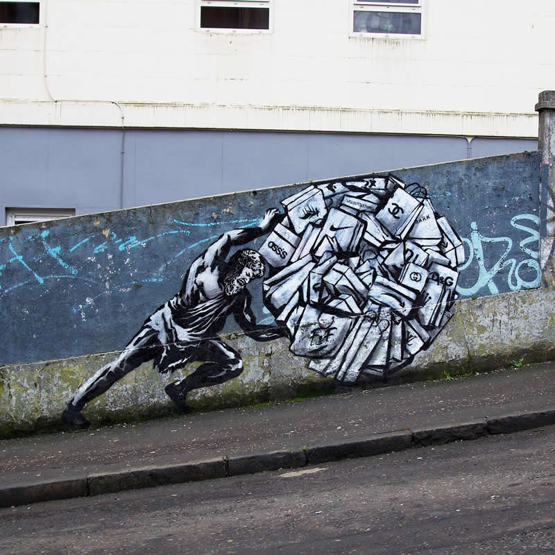 Stunning Street Artworks That Turn Social Issues Into Visual Poetry