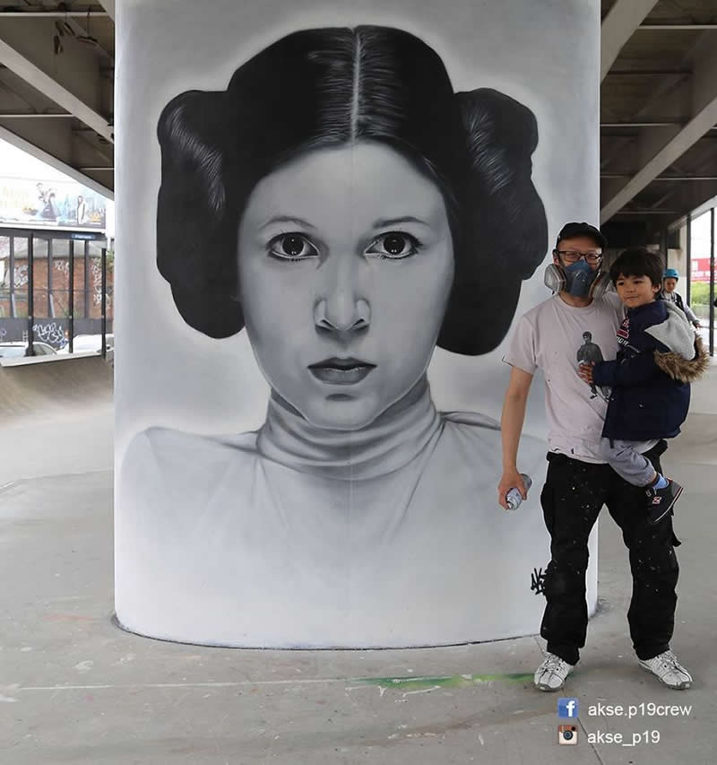 Street Portrait Artworks by Akse