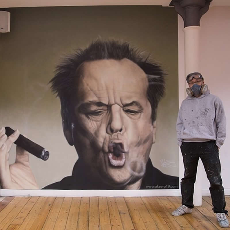 Street Portrait Artworks by Akse