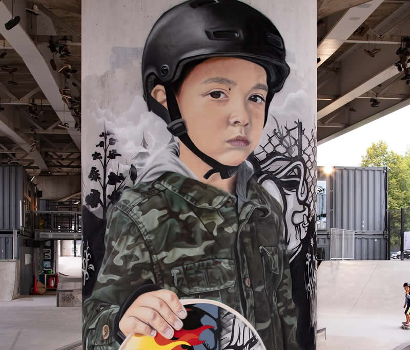 Street Portrait Artworks by Akse