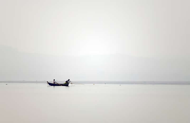 Reeling It In by Anuj Rawla, India - Artist Gallery Awards 2025 Minimalist Winners
