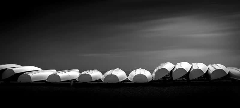 Lifeboats, The Beaches, Toronto by Rick Bogacz, Canada - Artist Gallery Awards 2025 Minimalist Winners