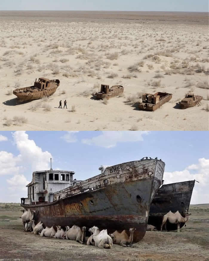 The Vanishing Aral Sea - True Beauty of Our Planet Inspiring Photos