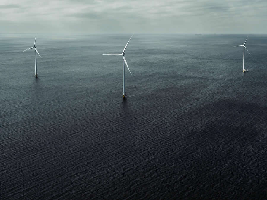 Wind Power Aerial Photography by Tom Hegen
