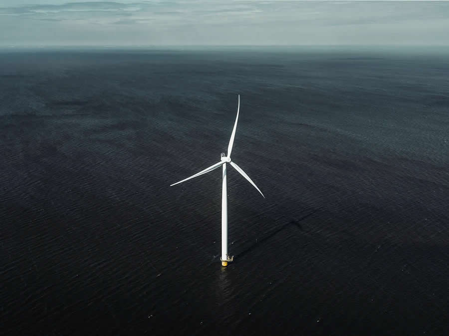 Wind Power Aerial Photography by Tom Hegen