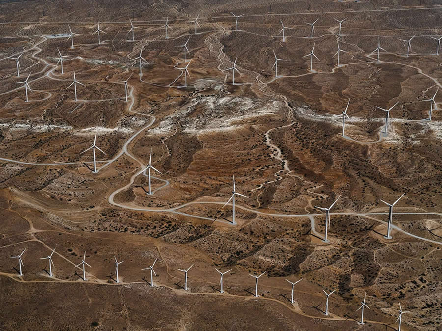 Wind Power Aerial Photography by Tom Hegen