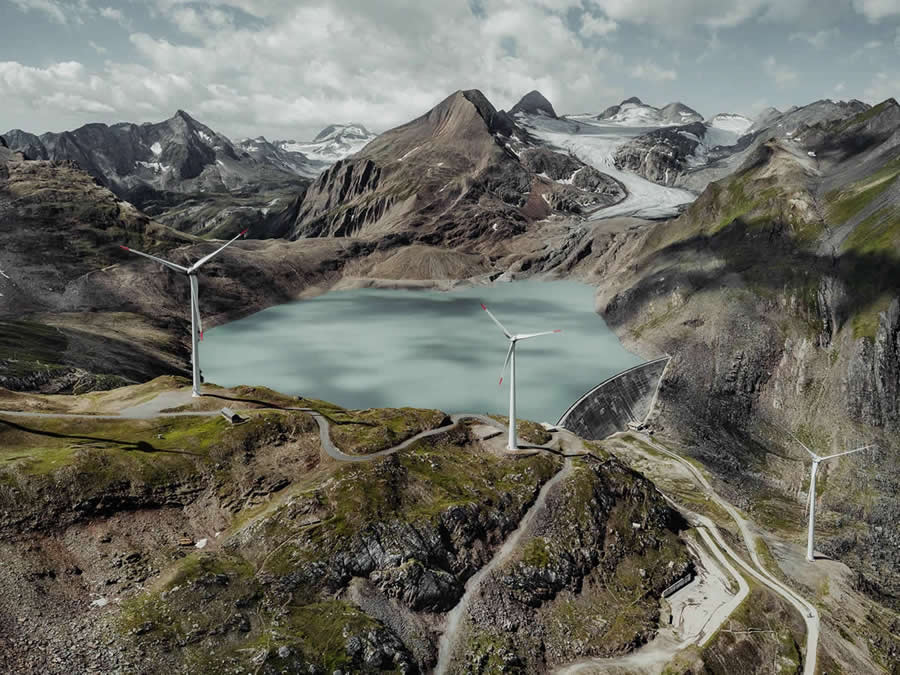 Wind Power Aerial Photography by Tom Hegen