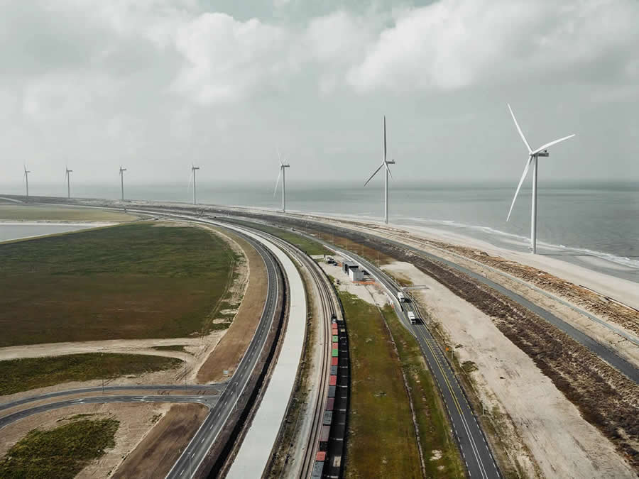 Wind Power Aerial Photography by Tom Hegen
