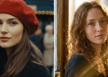 Two cinematic portraits of women