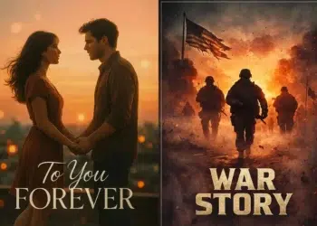 Two dramatic film poster designs